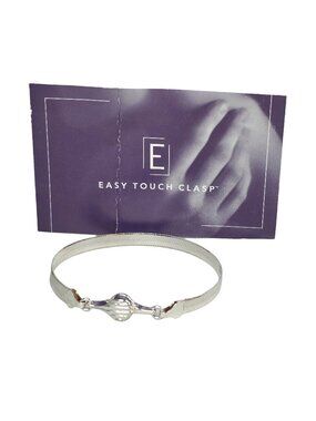 UTC Italy Sterling Silver Easy Clasp Herringbone Bracelet NWOT